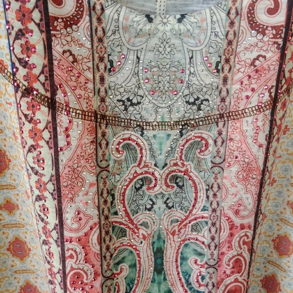 Boho India Butterfly Sleeve Top - Picture 5 of 8